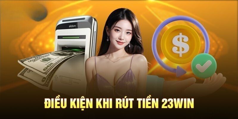 Rút tiền tại 23WIN cần đáp ứng điều kiện gì?